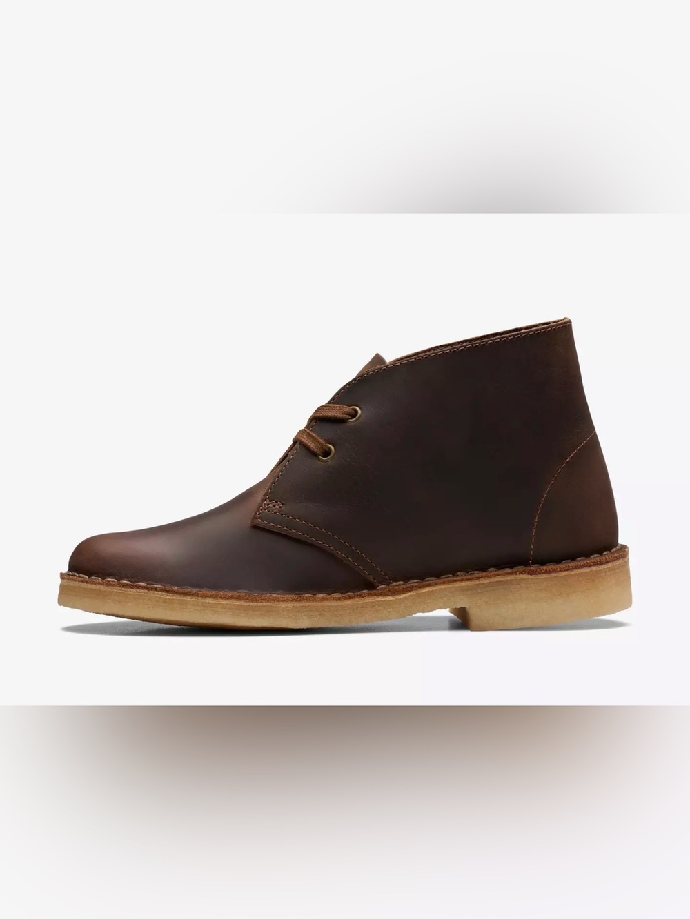 Clarks Desert Boot Beeswax Leather Dark Brown size 8 $140